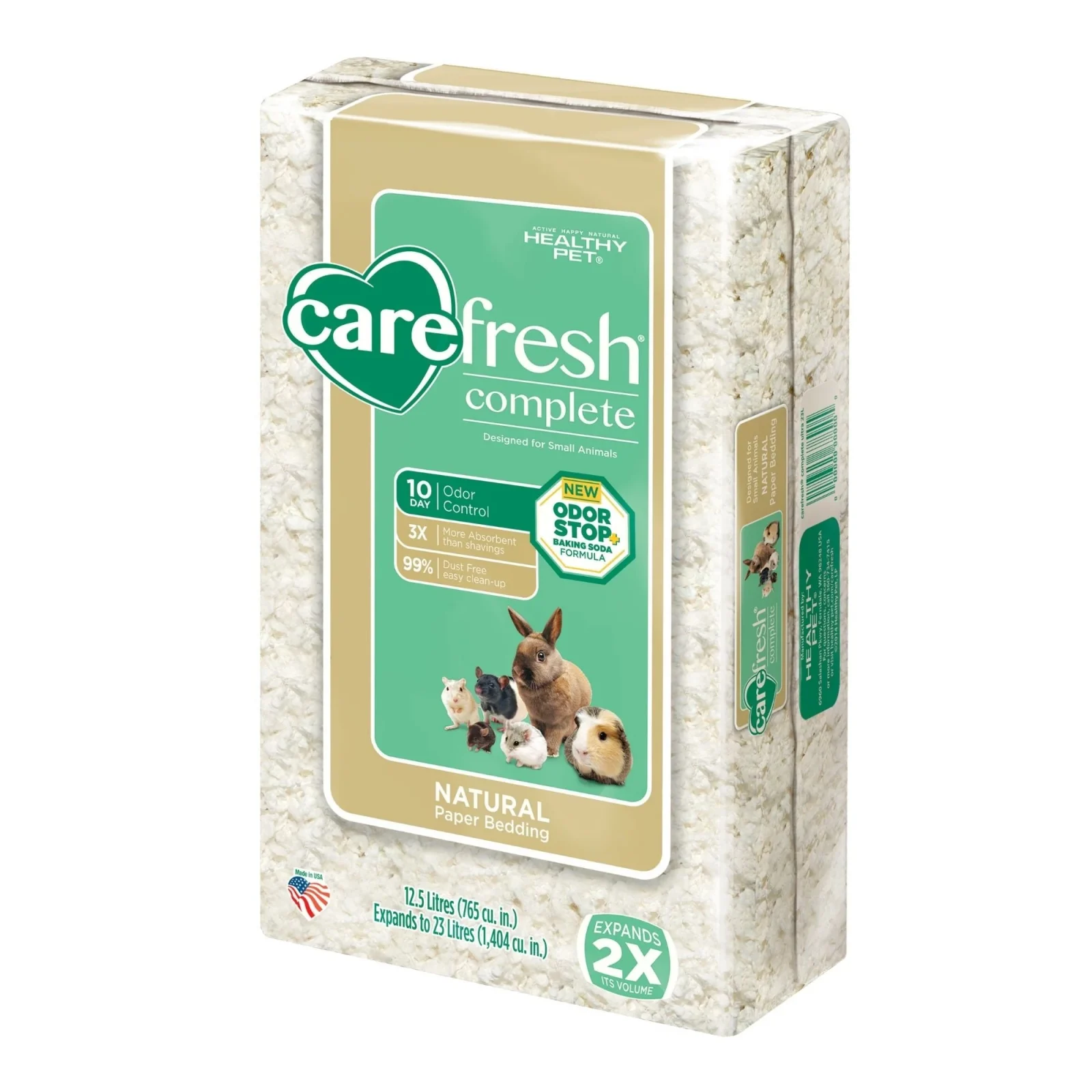 CareFRESH Complete Comfort Small Pet Bedding, White, 23 L