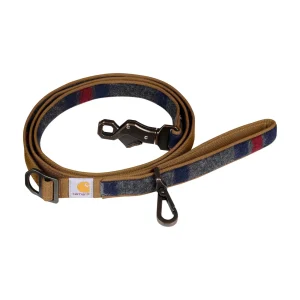 Carhartt® Blanket Stripe Dog Leash with Reflective Stitching