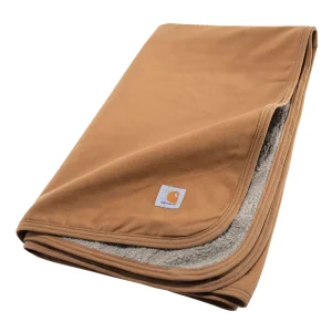 Carhartt® Firm Duck Sherpa-Lined Dog Throw Blanket