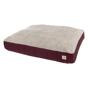 Carhartt® Firm Duck Sherpa Top Dog Bed with Removable Cover