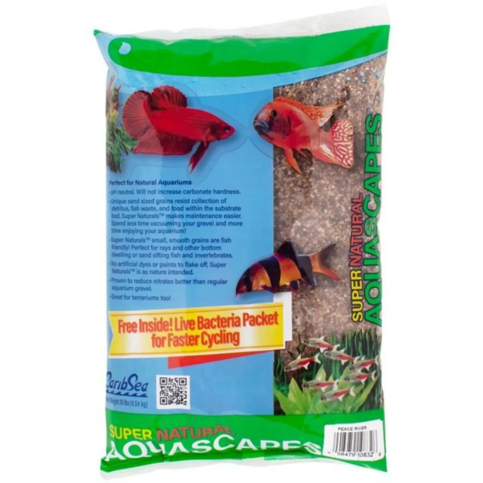 CaribSea Super Natural Aquascapes Sand Peace River, 4ea/10 lb