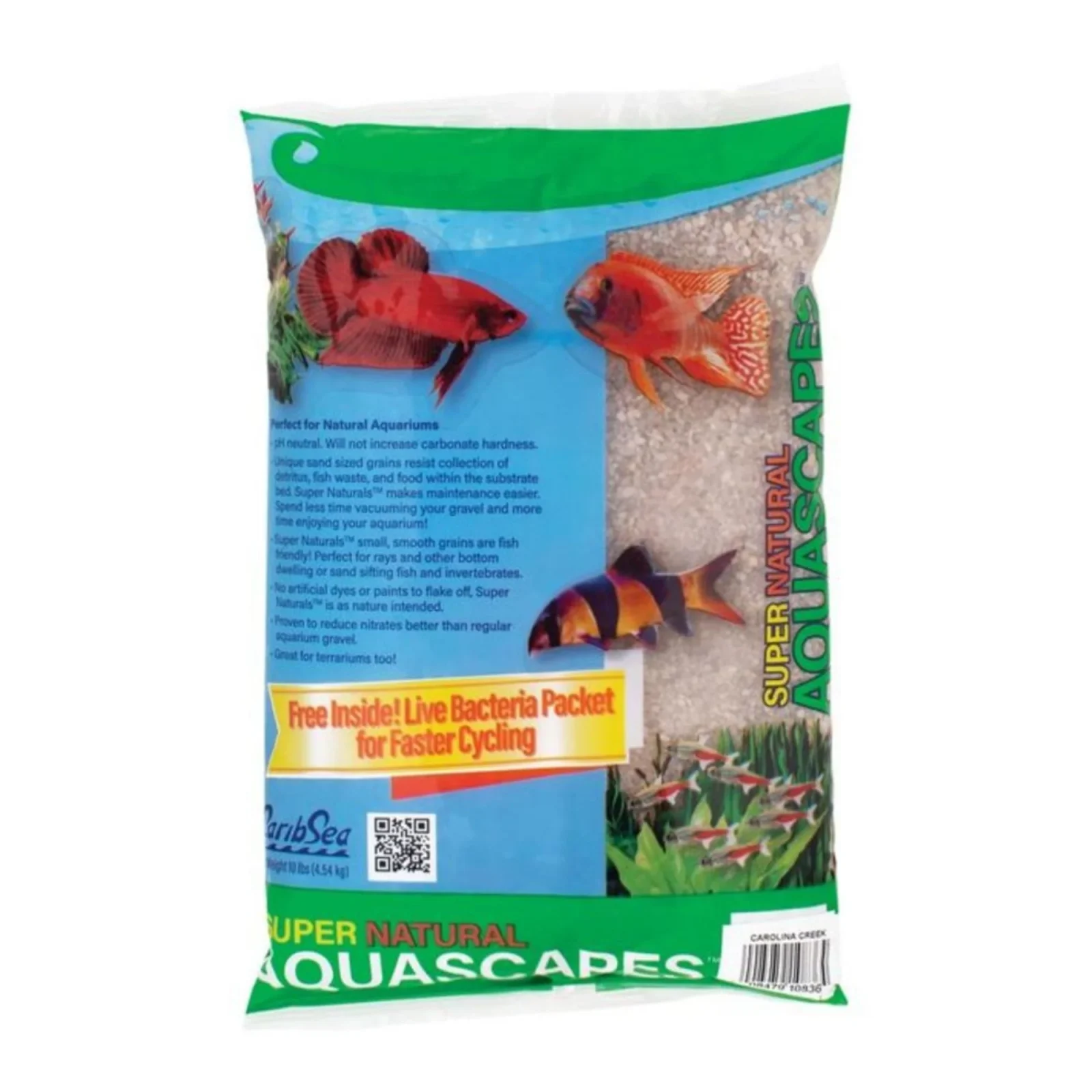 CaribSea Super Natural Aquascapes Sand Sunset Gold, 4ea/10 lb