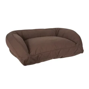 Carolina Pet Chocolate Memory Foam Bolster Bed
