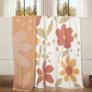 Carstens Petal Power Stretchy Throw