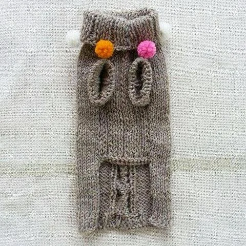 CASA LUNA | Cable Knit Pom-Pom Sweater in Oatmeal - Image 2