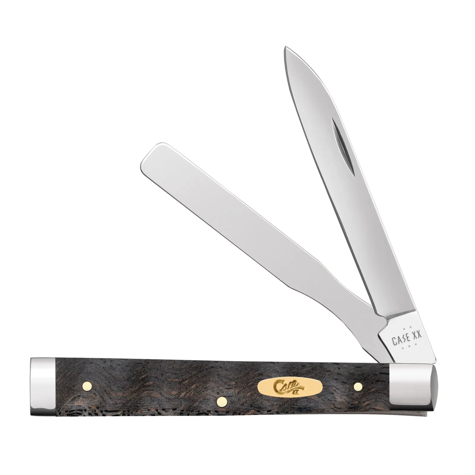 Case Knives Black Curly Oak Wood Baby Doc Knife