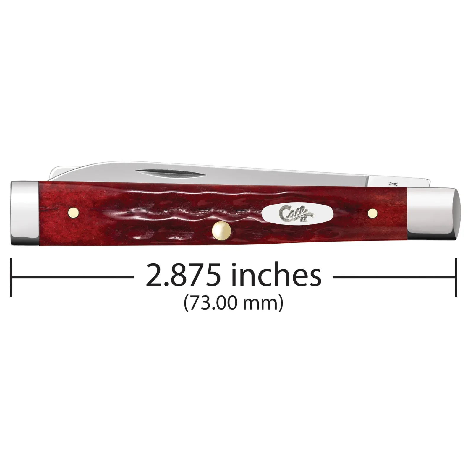 Case Knives Pocket Worn Old Red Bone Baby Doc Knife - Image 2