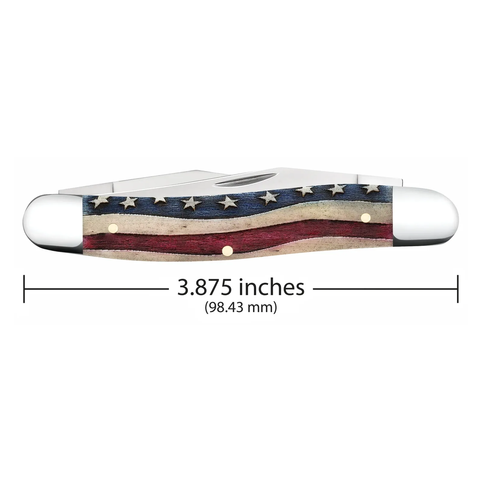Case Star Spangled Series - Emb Smooth Natural Bone Muskrat - Image 2