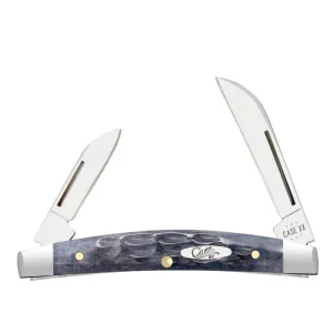 Case XX Small Congress Pocket Worn Crandall Jigged Gray Bone Pocket Knife CA58422