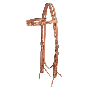 Cashel Antique Leaf Browband Headstall