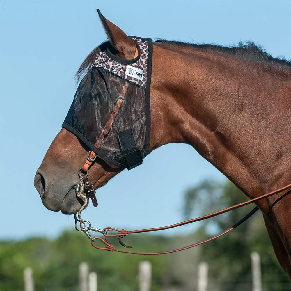 Cashel Company Quiet Ride Leopard Horse Fly Mask