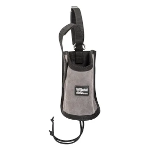 Cashel Grey Suede Leather Bottle Holder