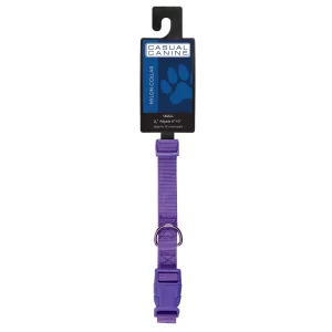 Casual Canine Dog Collar 10-16In Purple