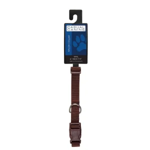 Casual Canine Dog Collar 14-20In Brown