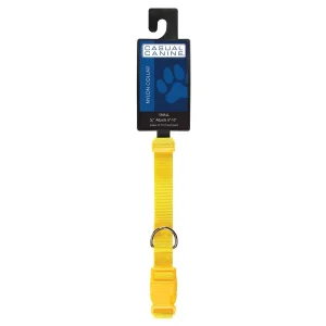 Casual Canine Dog Collar 6-10In Yellow