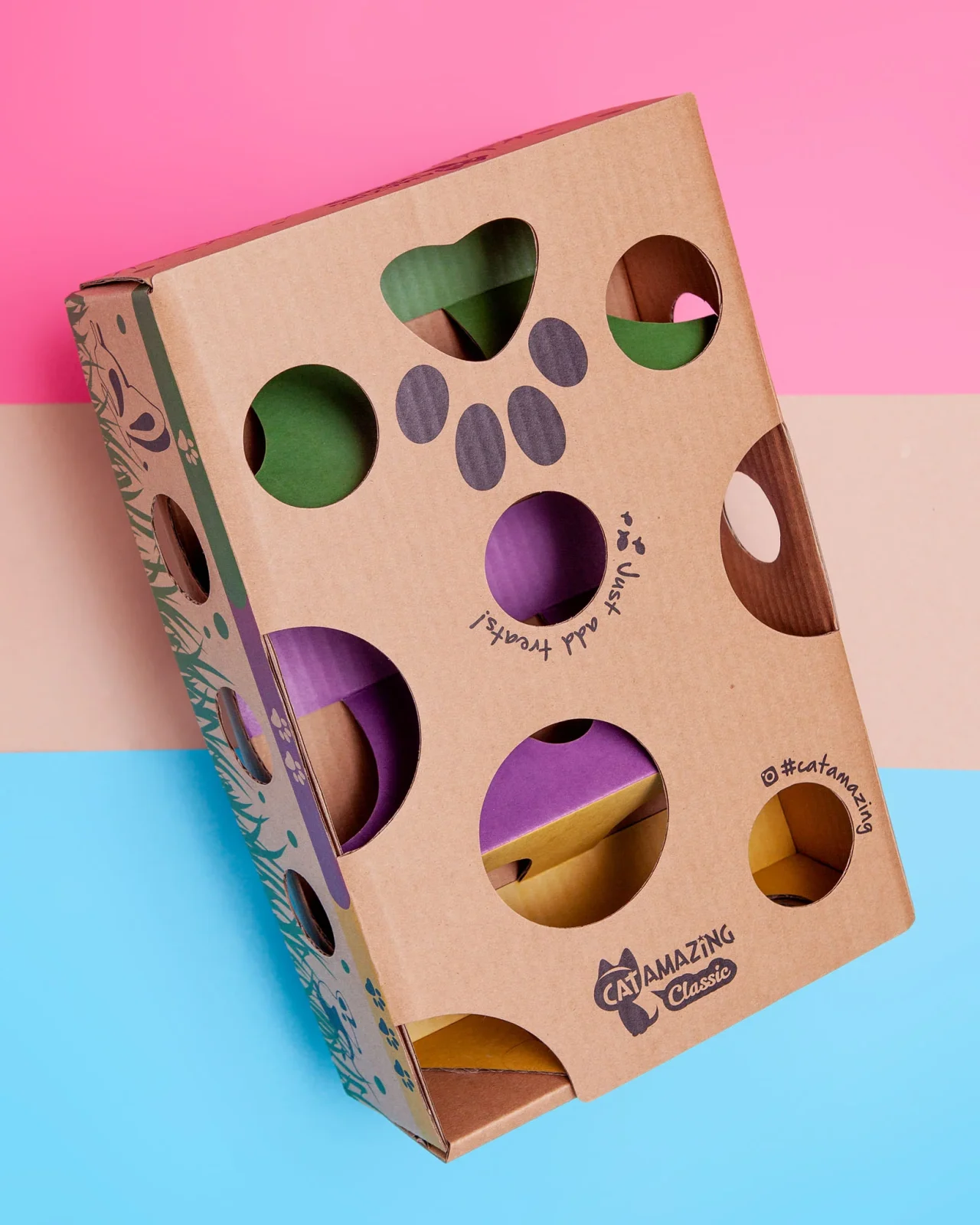 Cat Puzzle Feeder Toy <>