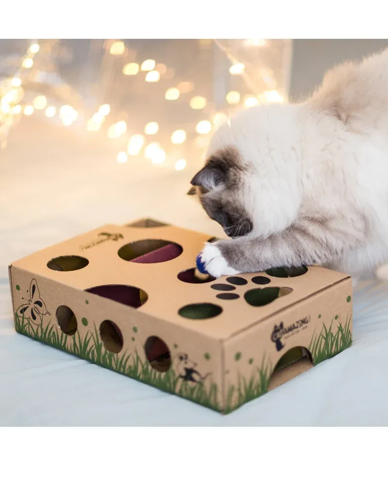 Cat Puzzle Feeder Toy <> - Image 2