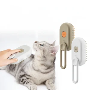 Cat Steam Brush Steamy Dog Brush 3 In 1 Electric Spray Cat Hair Brushes For Massage Pet Grooming Comb Hair