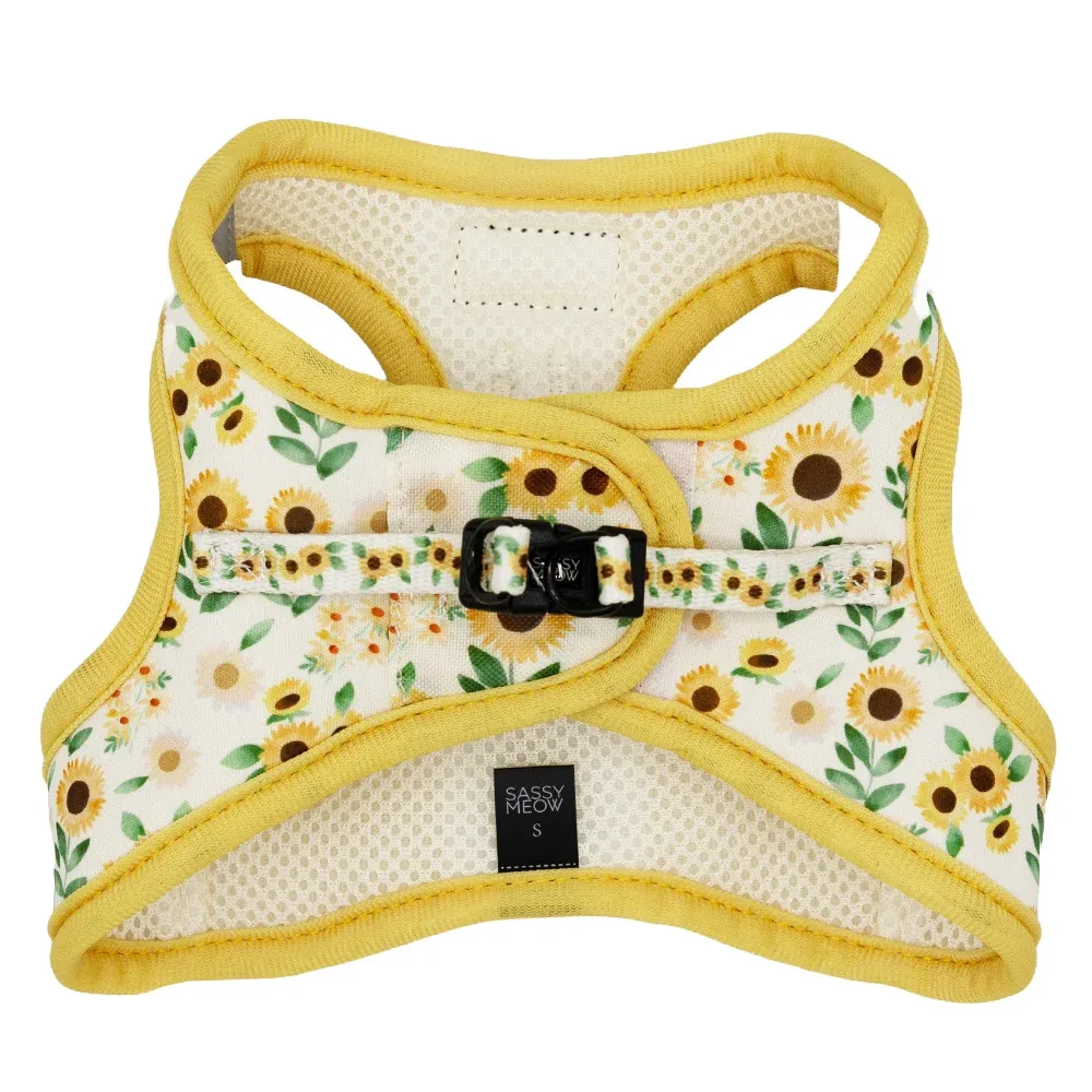 Cat Step-In Harness - Sunflower Dreams - Image 2