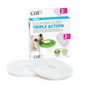 Catit® Flower Cat Triple Action Drinking Fountain Filters - 2 Pack