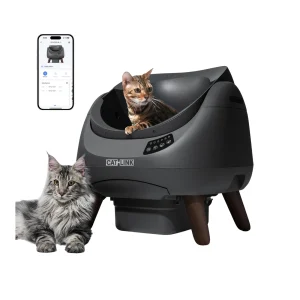 Catlink Open-X Multicat Smart Self Cleaning Cat Litterbox W/ Remote App Control & Open Top Design