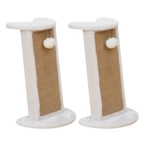 Catry 17" High Sofa Corner Protector W/ Built-in Cat Scratcher, Scratching Pad& Furniture Protector