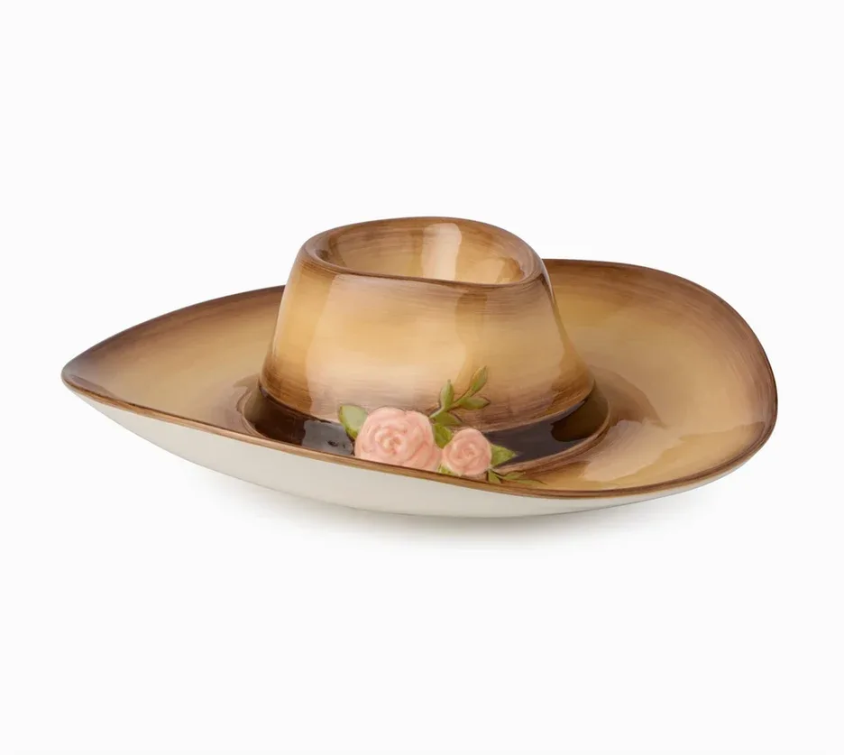 Certified International Corp Rosewood Ranch Hat Shaped Chip/Dip Bowl - Image 2