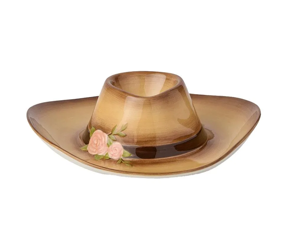 Certified International Corp Rosewood Ranch Hat Shaped Chip/Dip Bowl