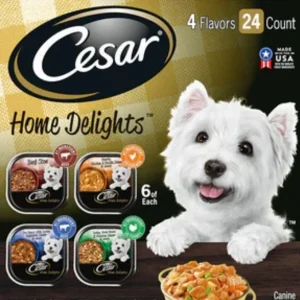 Cesar Canine Cuisine Home Delights Multi-Pack Wet Dog Food - 3.5 oz - Case of 24