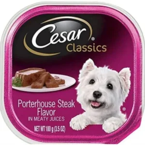 Cesar Canine Cuisine with Beef in Meaty Juices Wet Dog Food - 3.5oz - Case of 24