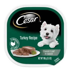 CESAR Classic Turkey in Meaty Juices Wet Dog Food 24ct/3.5oz