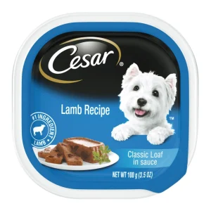 CESAR Classic with Lamb in Meaty Juices Wet Dog Food 24ct/3.5oz