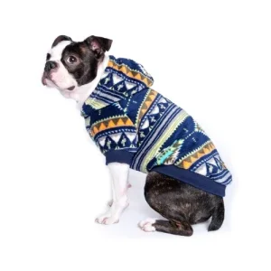 CHARLIE'S BACKYARD | Aztec Hoodie in Navy