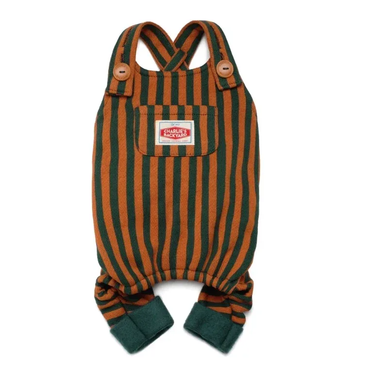 CHARLIE'S BACKYARD | Donut Overalls in Brown