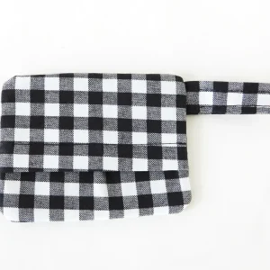 CHARLOTTE'S PET | Waste Bag Hold in Black Gingham