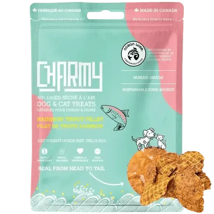 Charmy Pet Rainbow Trout Dog Treats