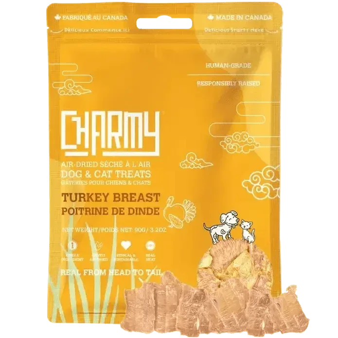 Charmy Pet Turkey Breast Dog Treats 3.5 oz