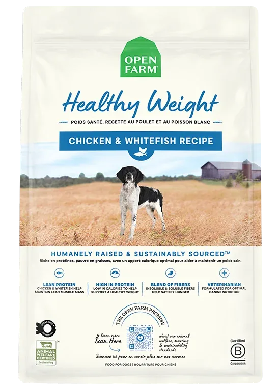 Chicken & Whitefish Healthy Weight Dog Kibble