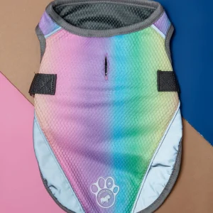 Chill Seeker Cooling Dog Vest in Rainbow <>