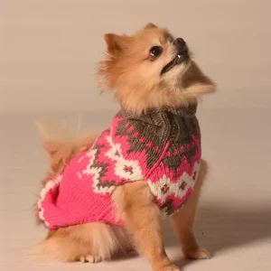 CHILLY DOG | Hot Pink Alps Sweater