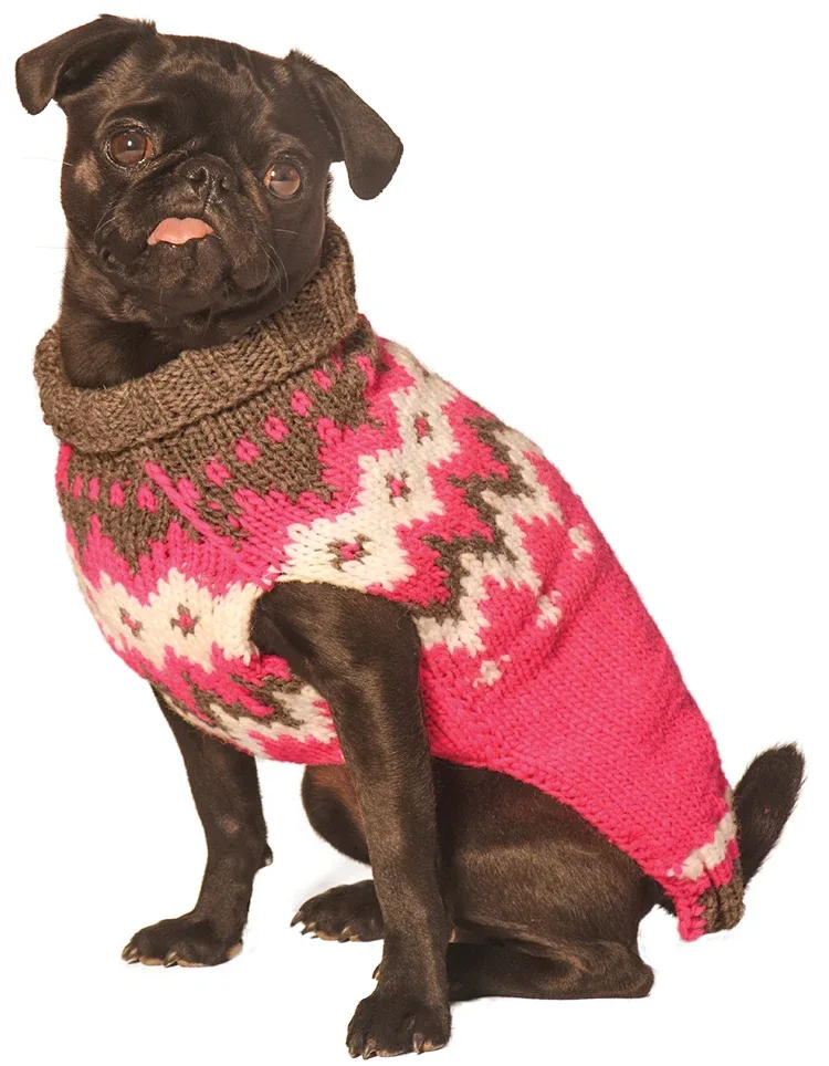 CHILLY DOG | Hot Pink Alps Sweater - Image 2
