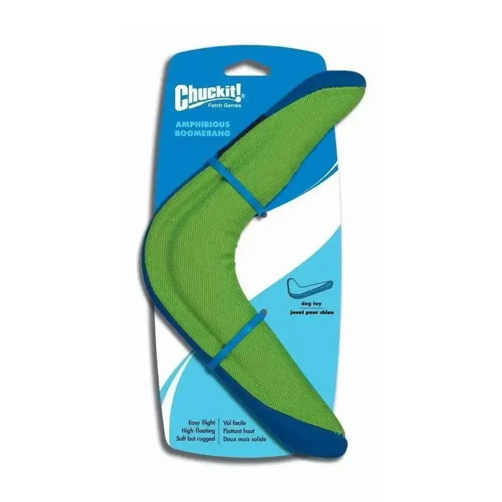 Chuckit!® Amphibious Boomerang Dog Toys Color Medium