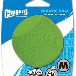 Chuckit! Erratic Dog Toy Ball Green 1ea/MD