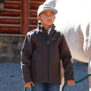Cinch Boy's Brown Bonded Jacket