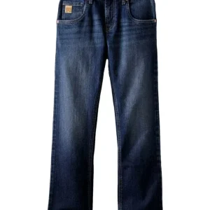 Cinch Boy's Dark Stonewash Slim Jeans