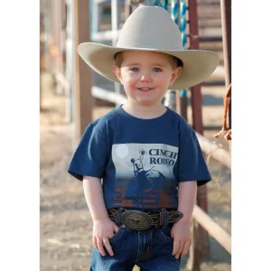 Cinch Boys Navy Graphic Tee
