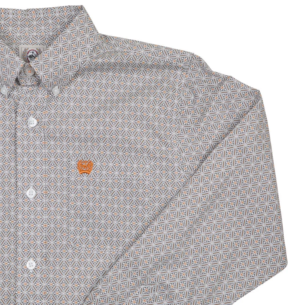 Cinch Boy's White Print Shirt - Image 2