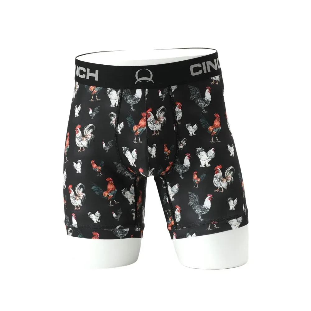Cinch Men's 6in. Rooster Boxer Brief