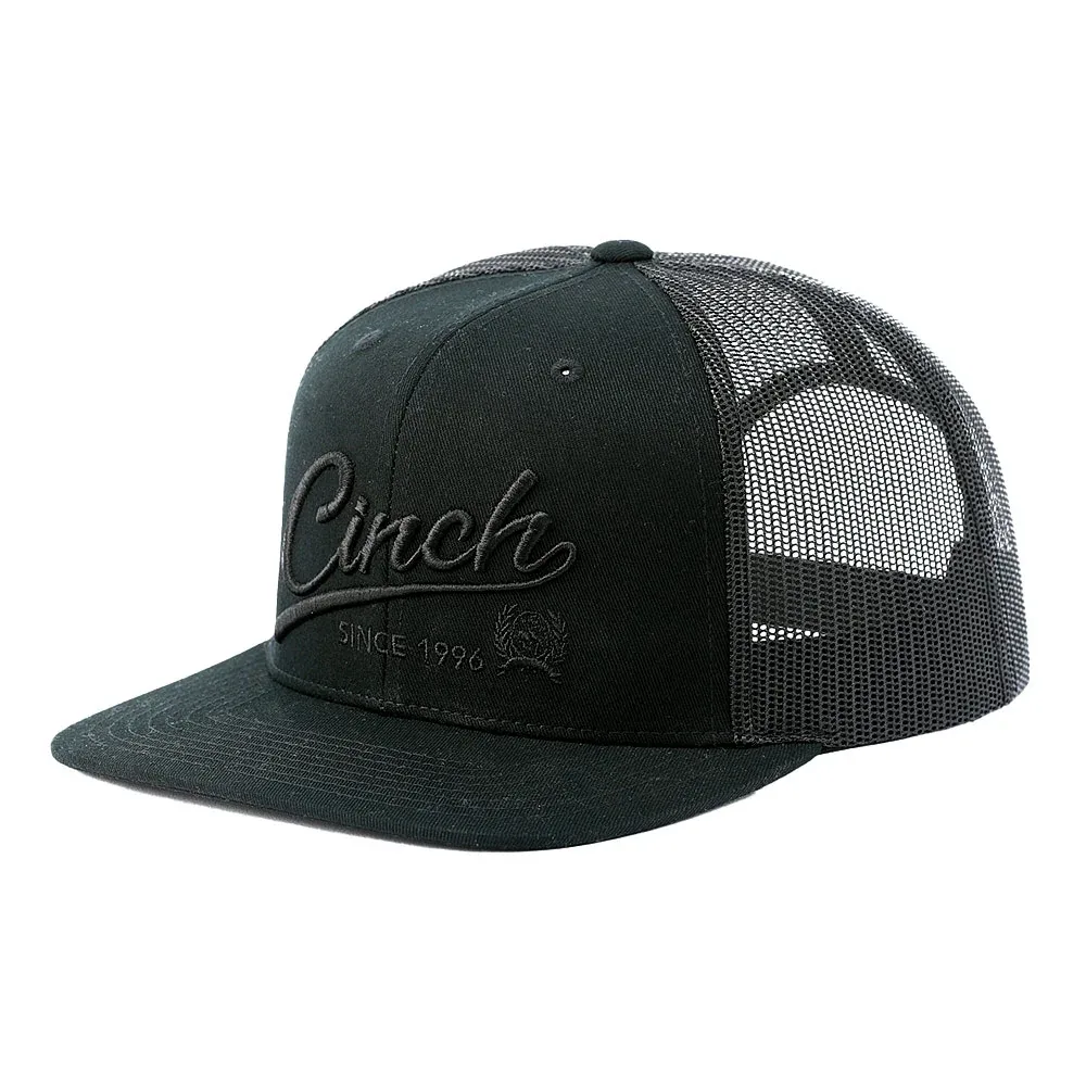 Cinch Men's Black Logo Embroidered Cap - Image 2