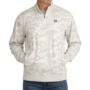 Cinch Men's Grey Camo Pullover